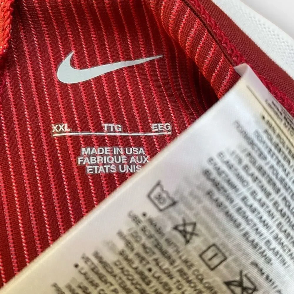 Nike Pro Elite Red Track & Field 1/2 Tights MADE IN USA Mens size XXL AO8152-611